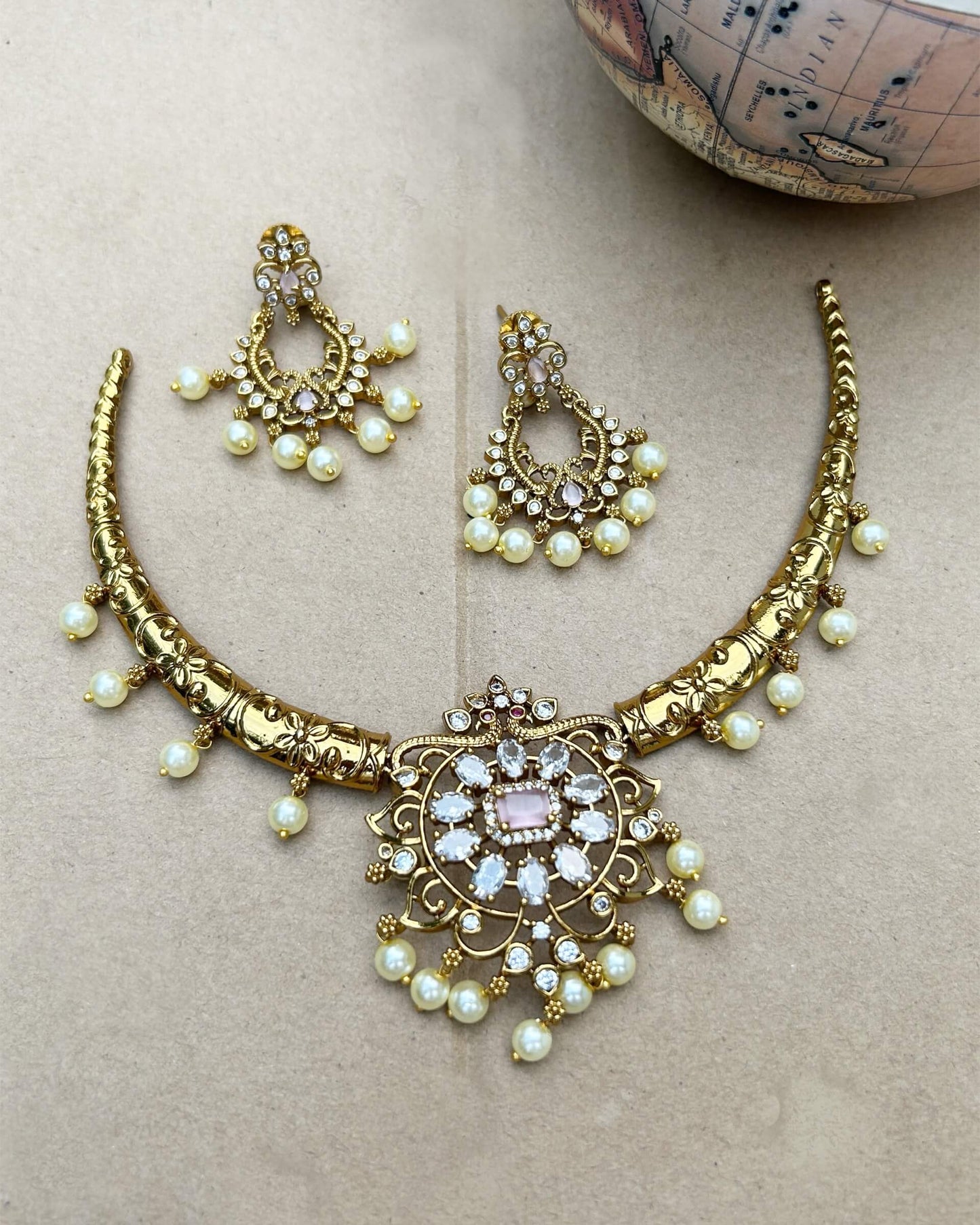 gold necklace set