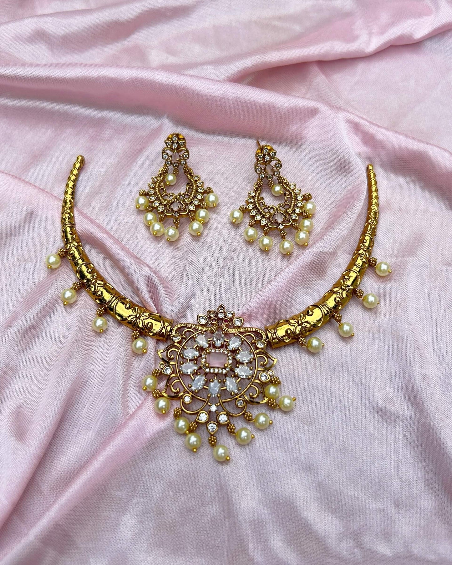 gold necklace set