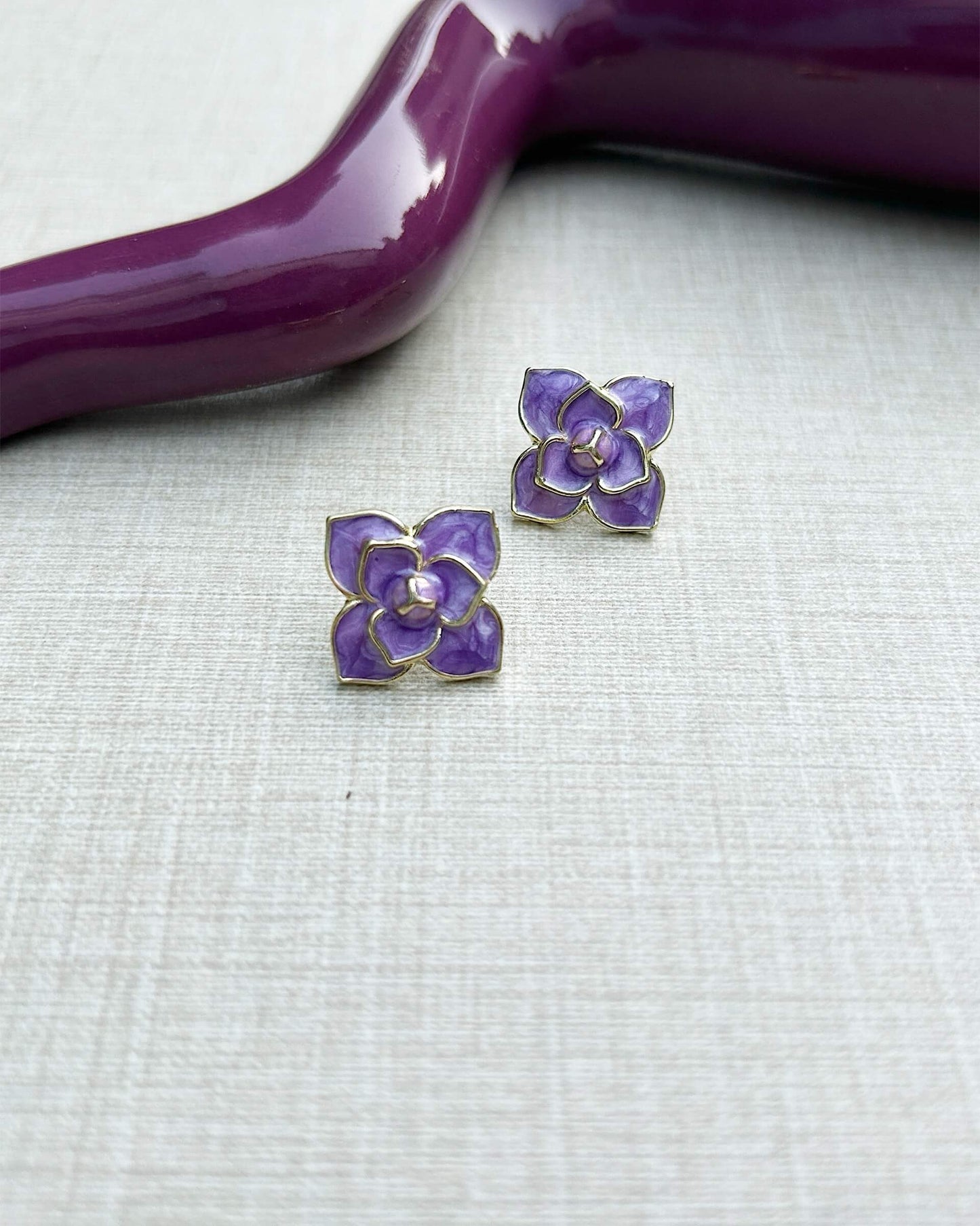 lavender earring