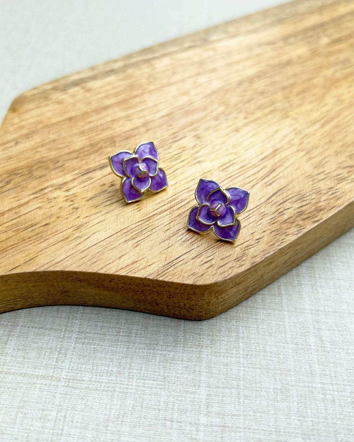 lavender earring