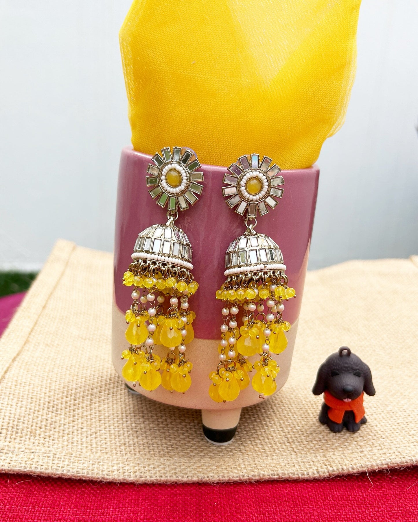 Long Jhumka Earrings