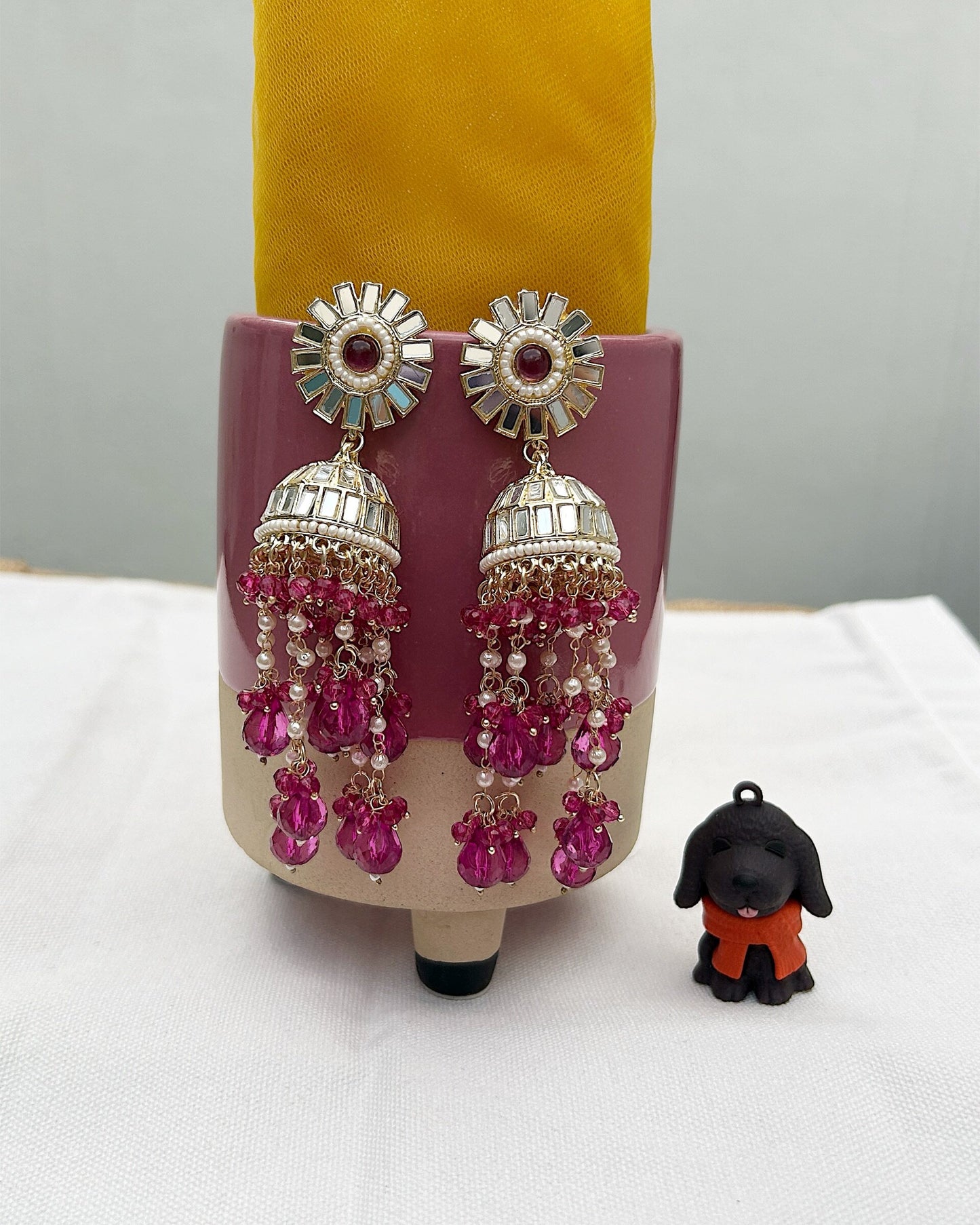 Jhumka Earrings Pearl