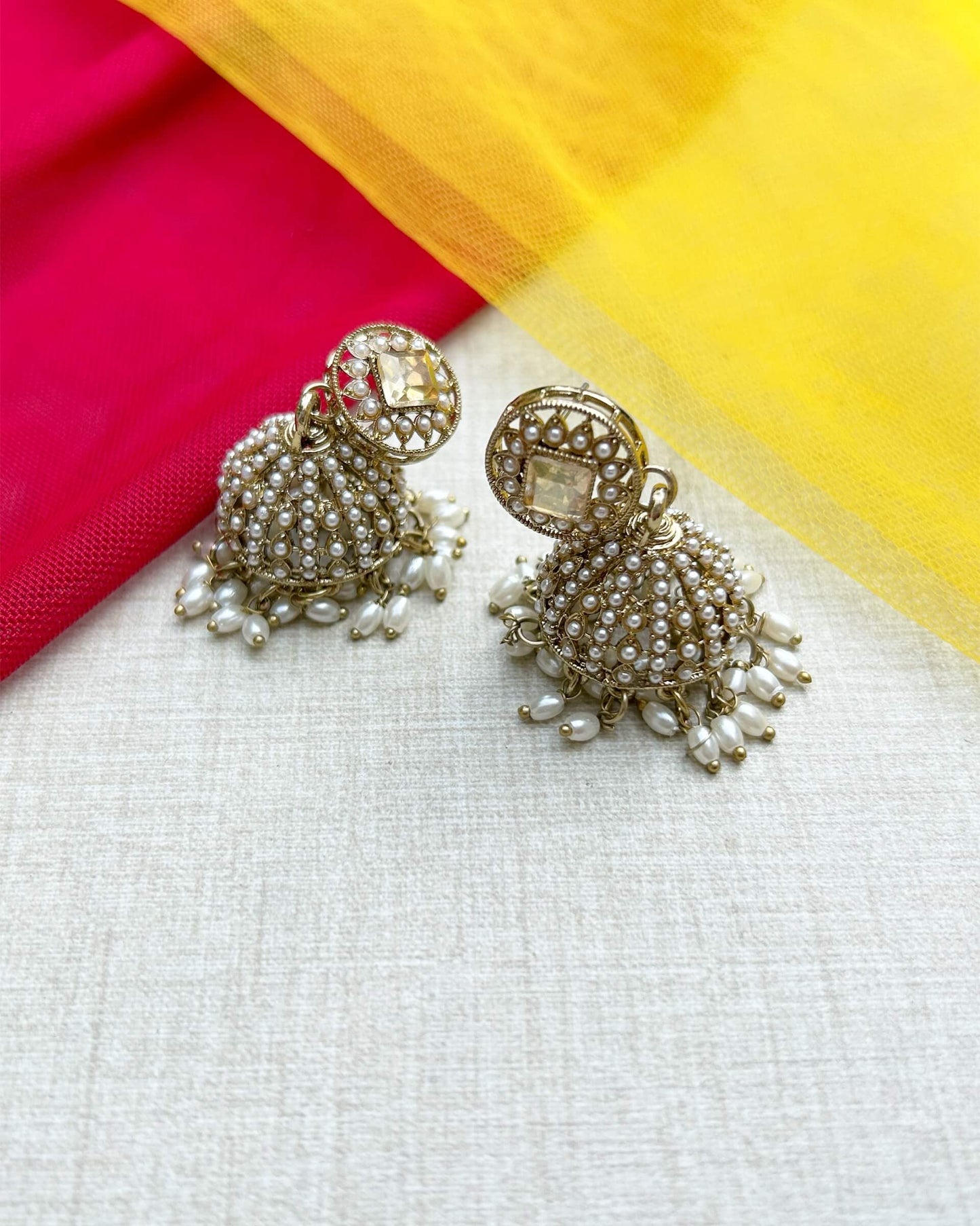 pearl jhumka