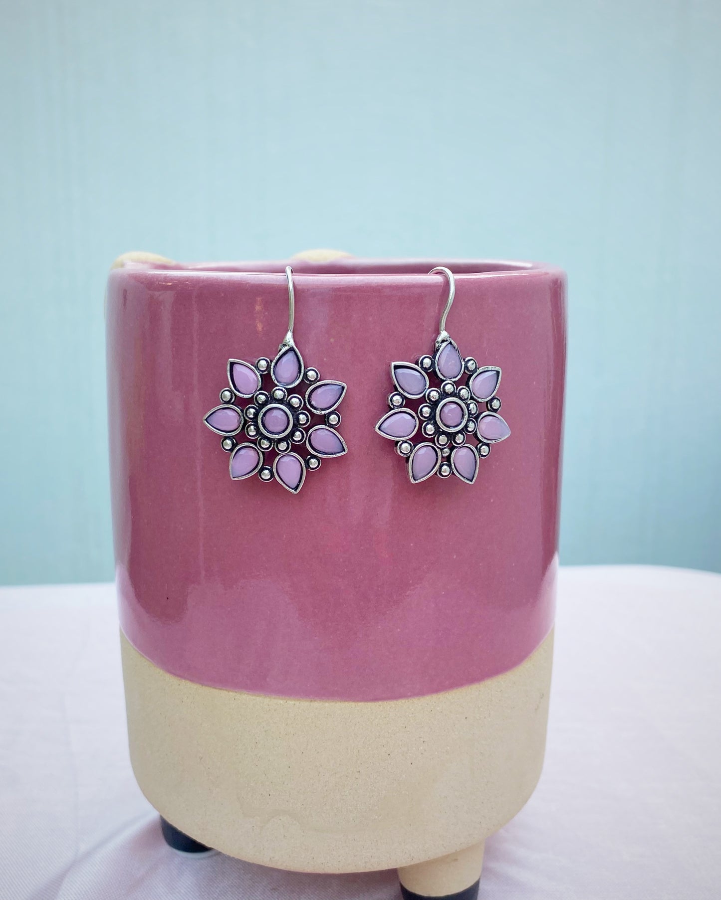Baby Pink Alice Floral Dangler