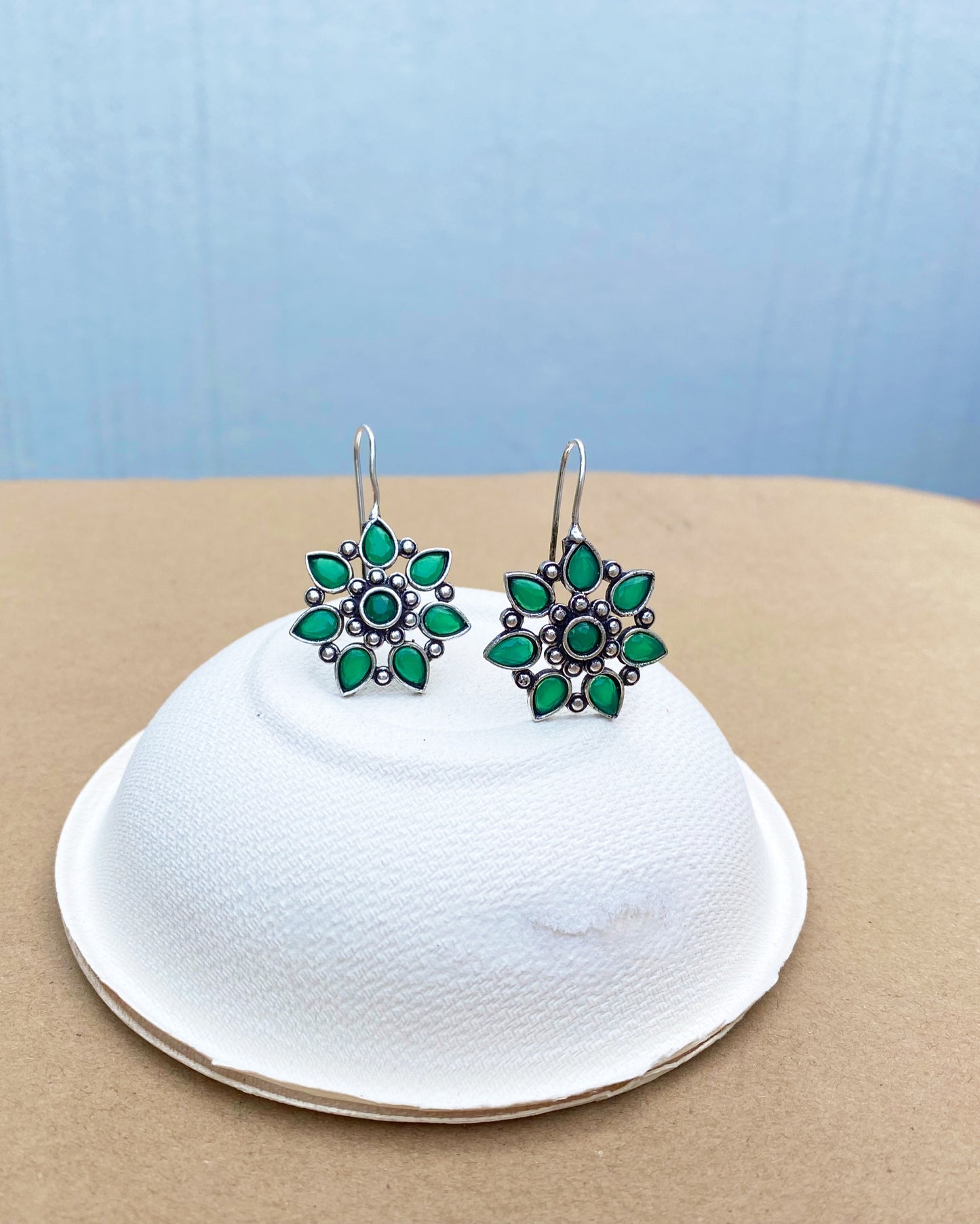 Green Alice Floral Dangler