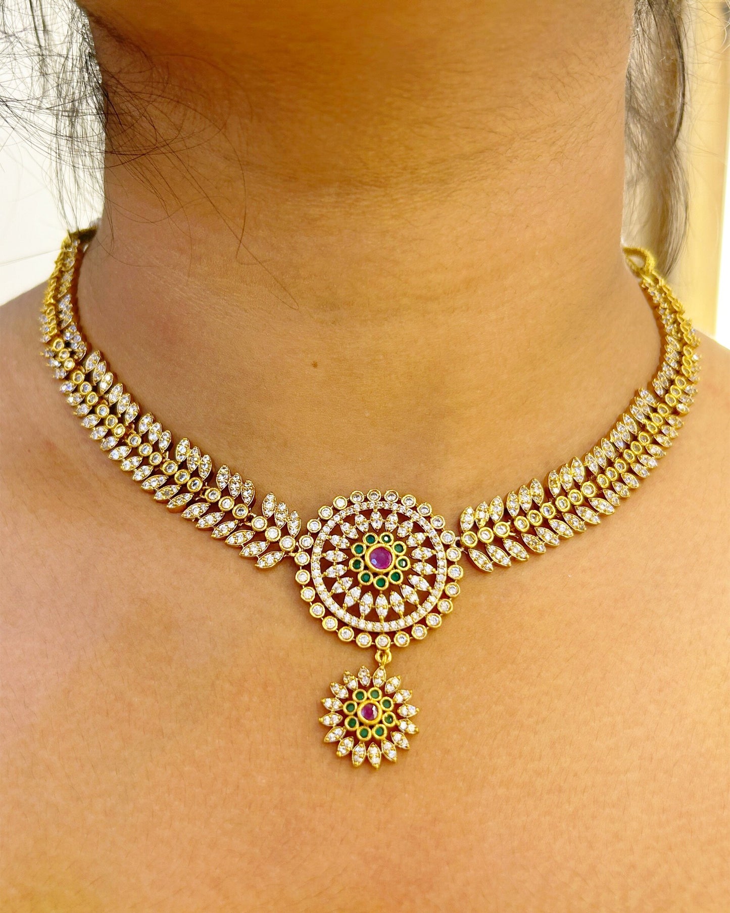 necklace and earring set
