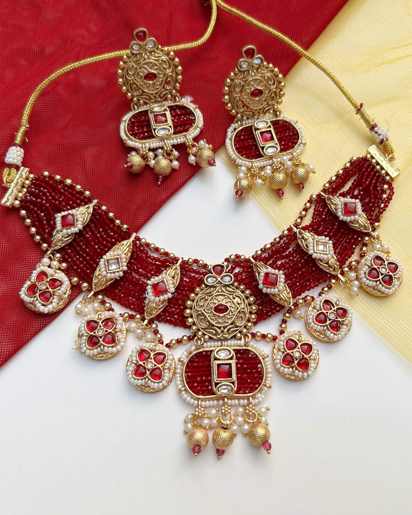 pearl beaded necklace