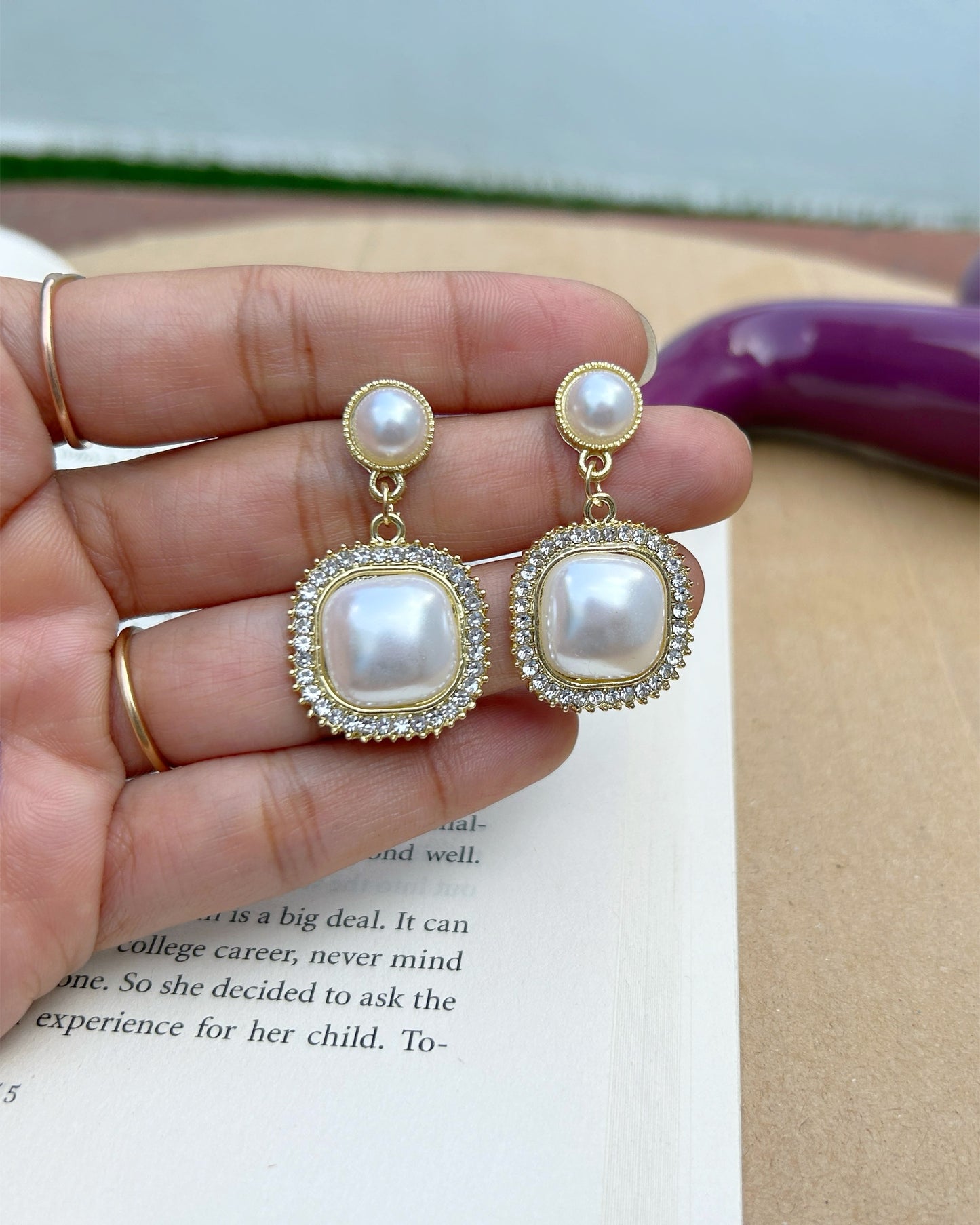 drop earrings