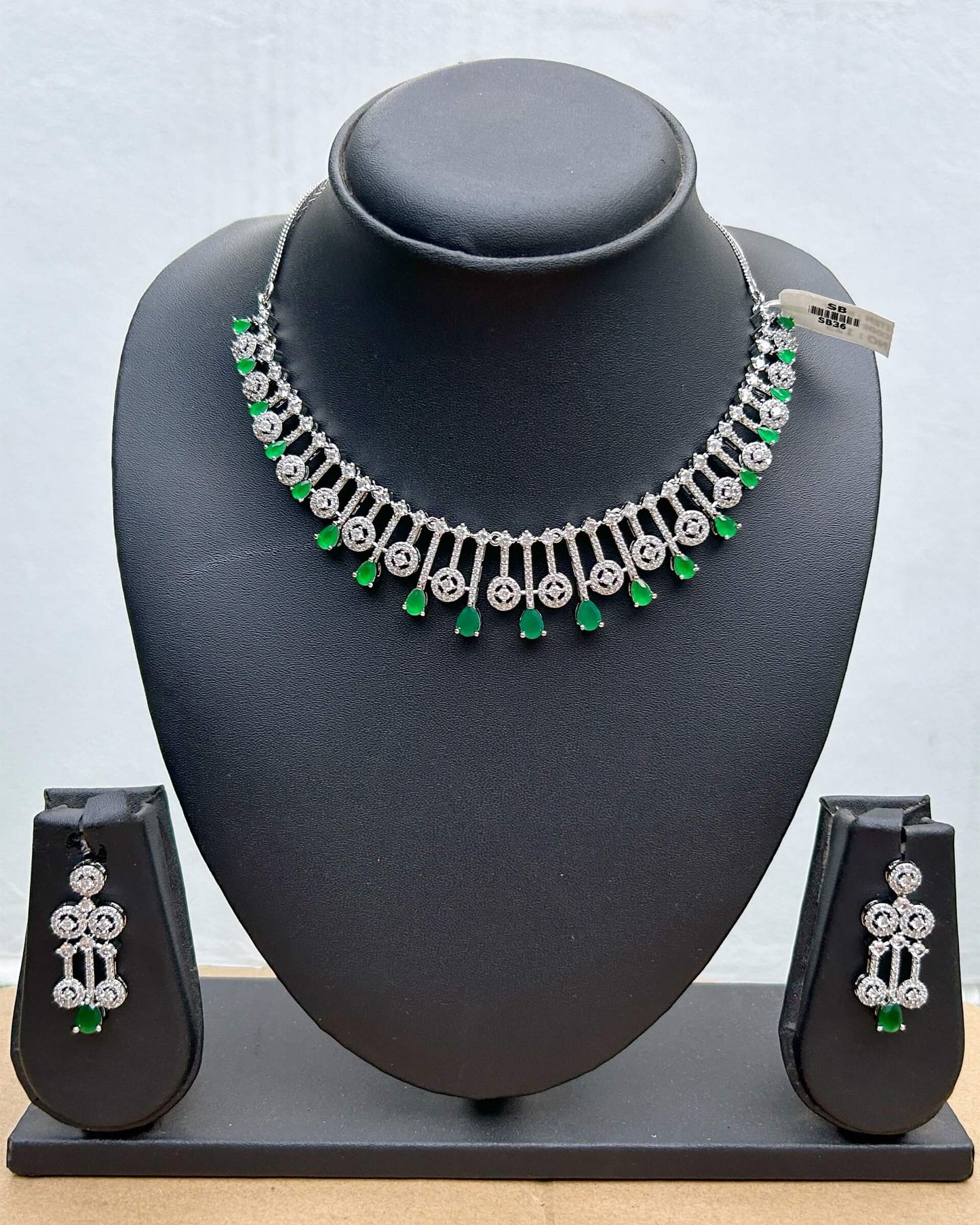 american diamond necklace set