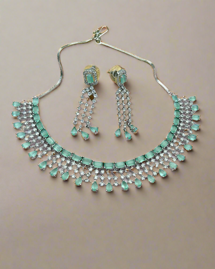 diamond necklace set with price