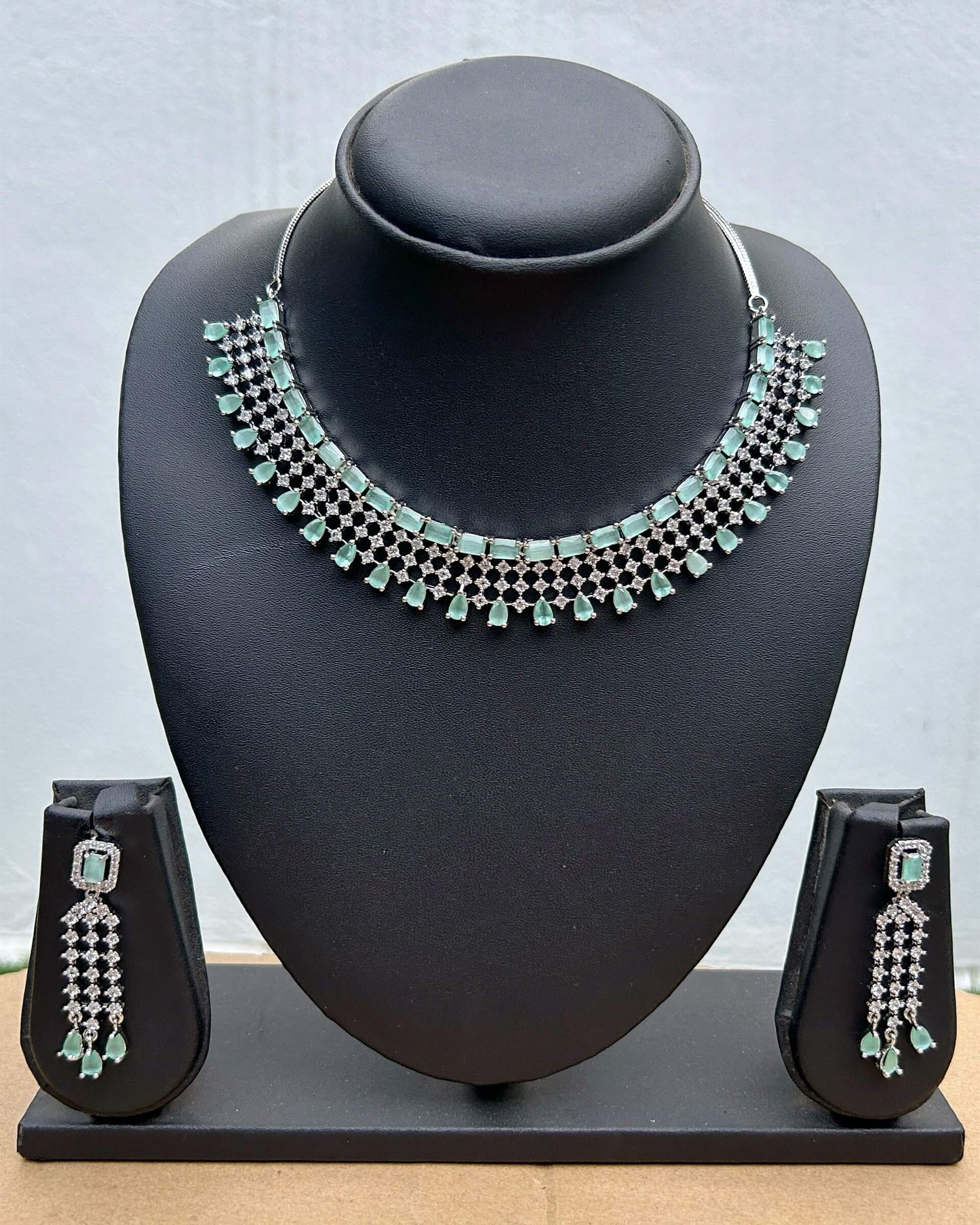 diamond necklace set with price