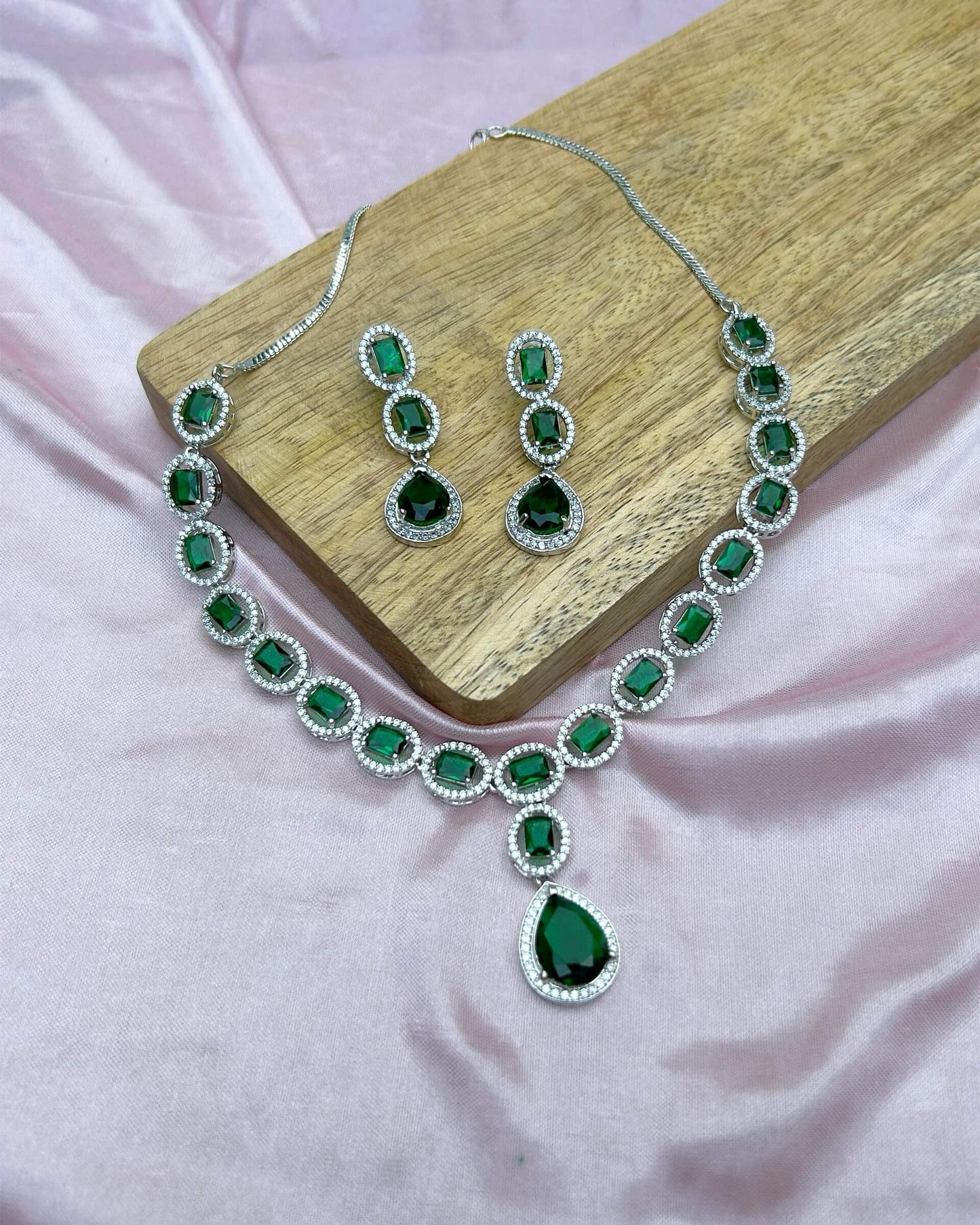 green necklace