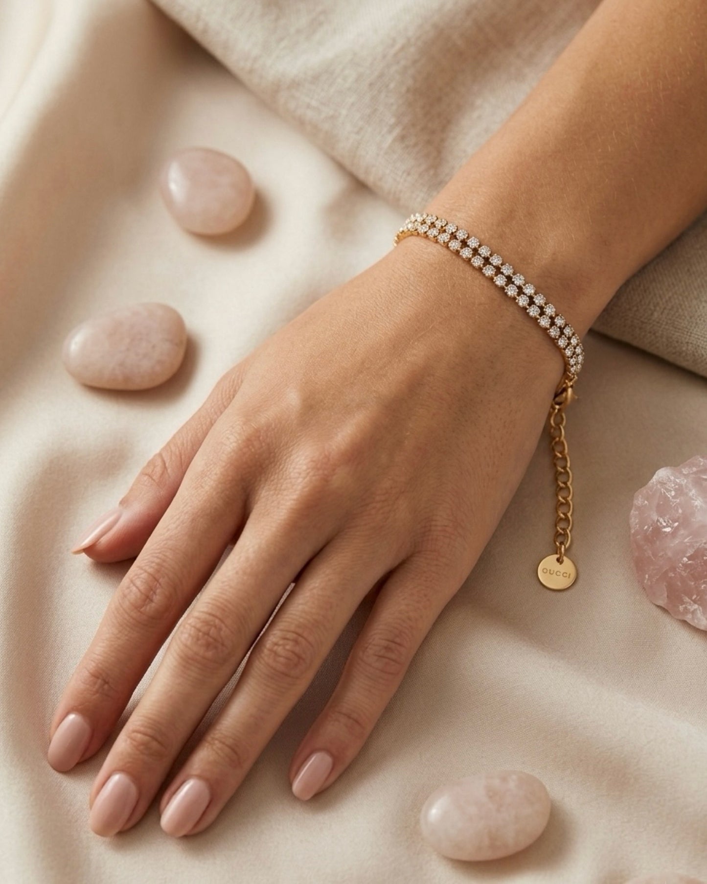 Double Line Tennis Bracelet