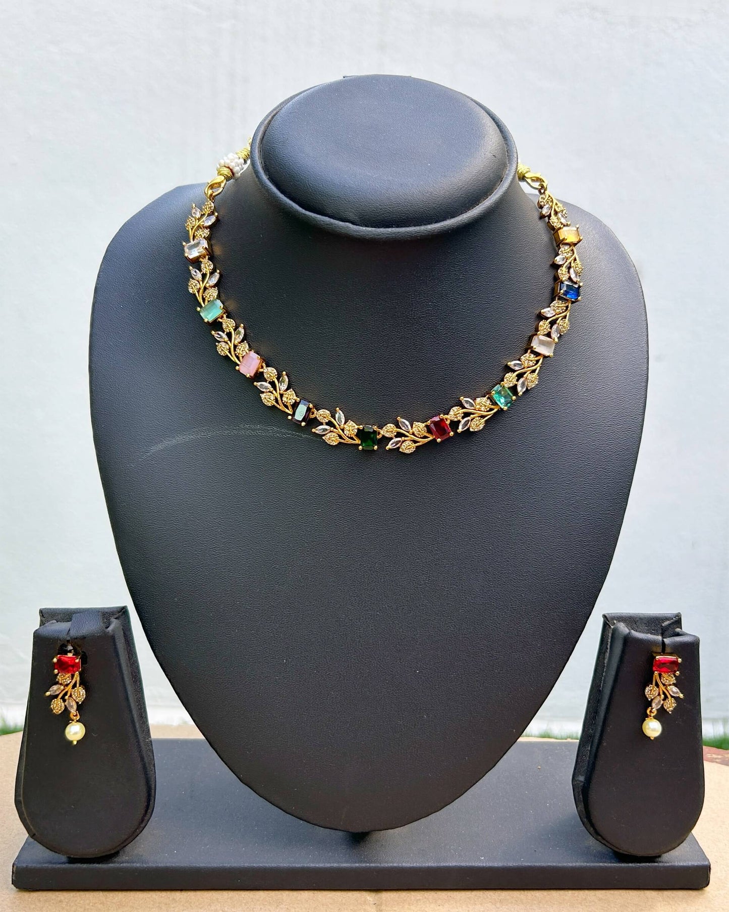 gold plated jewellery set