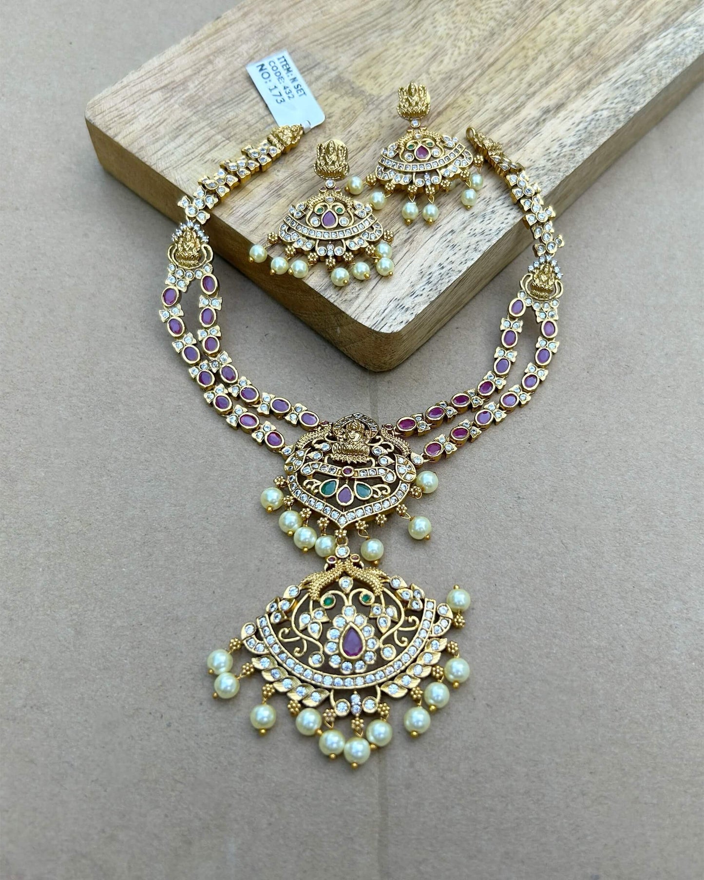 temple jewellery set