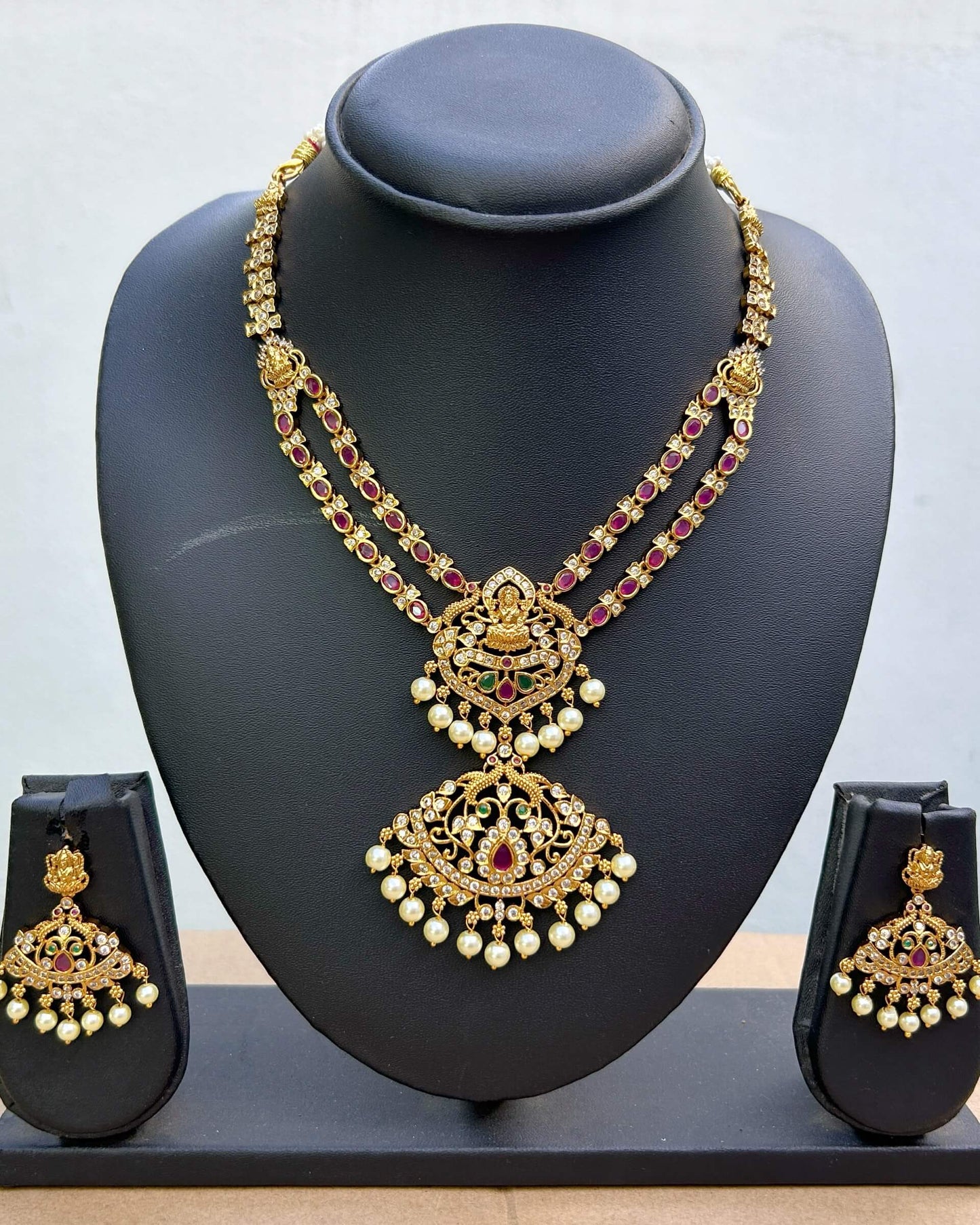 temple jewellery set