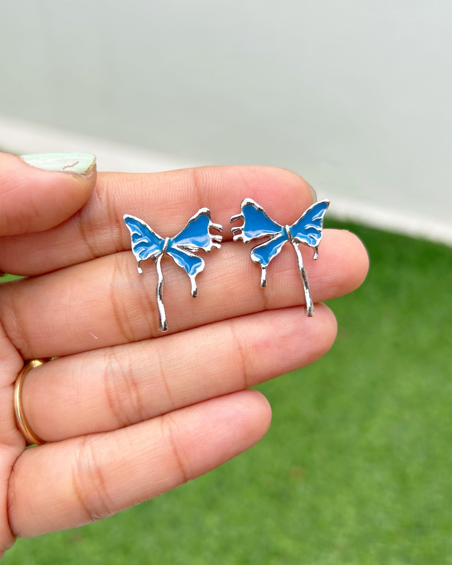 butterfly ear studs