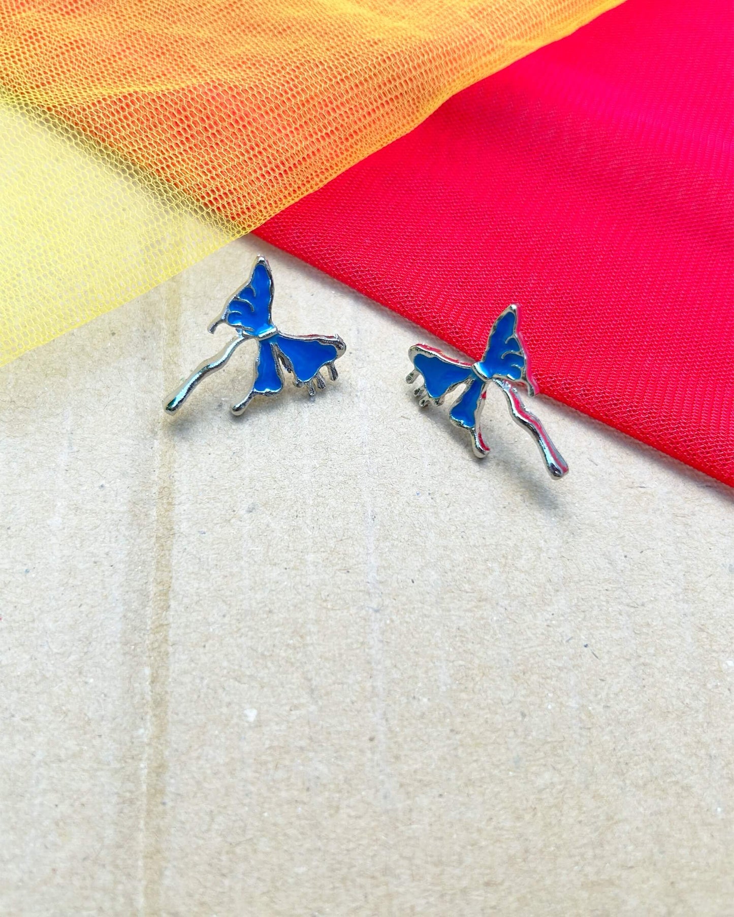 butterfly ear studs