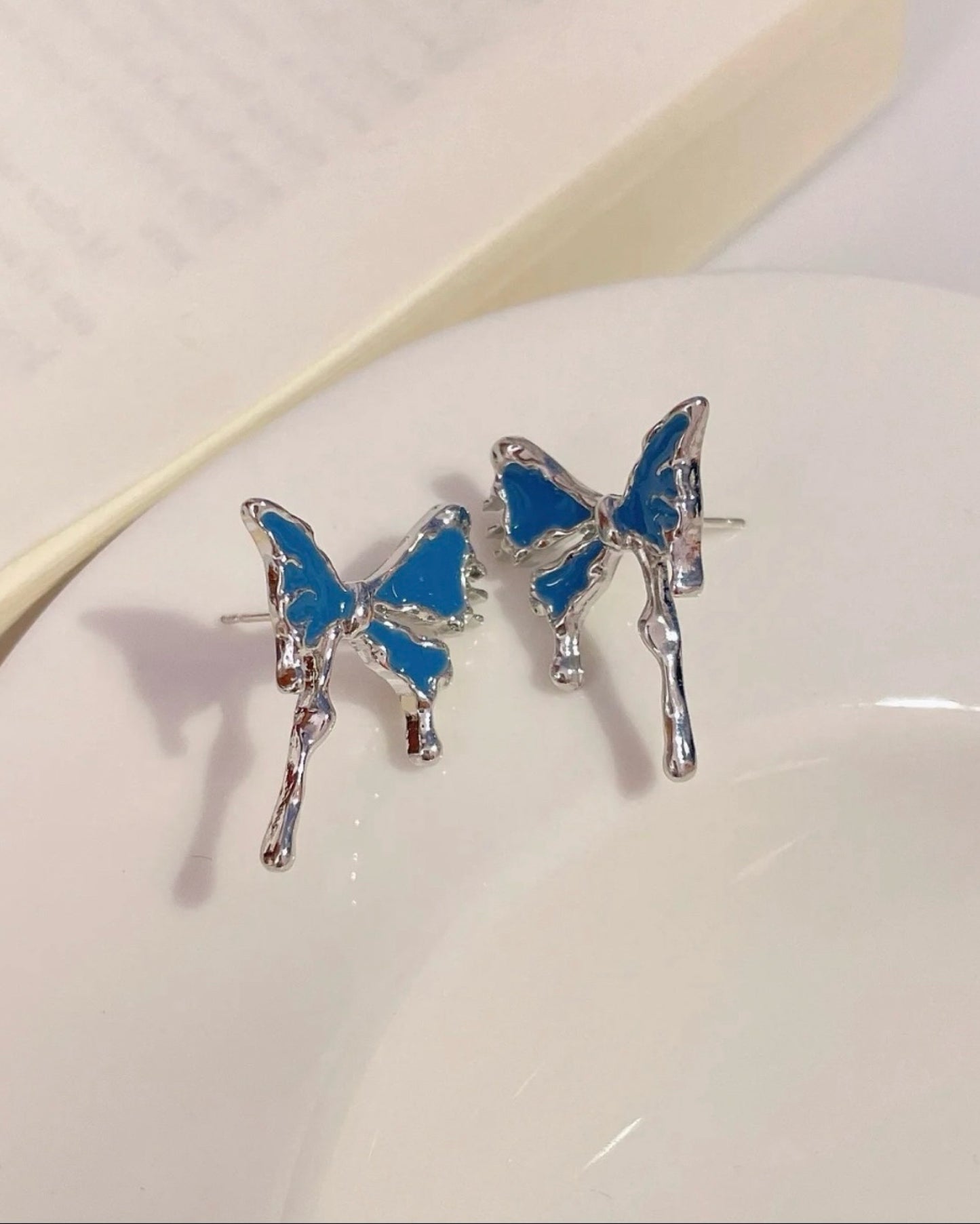 butterfly ear studs