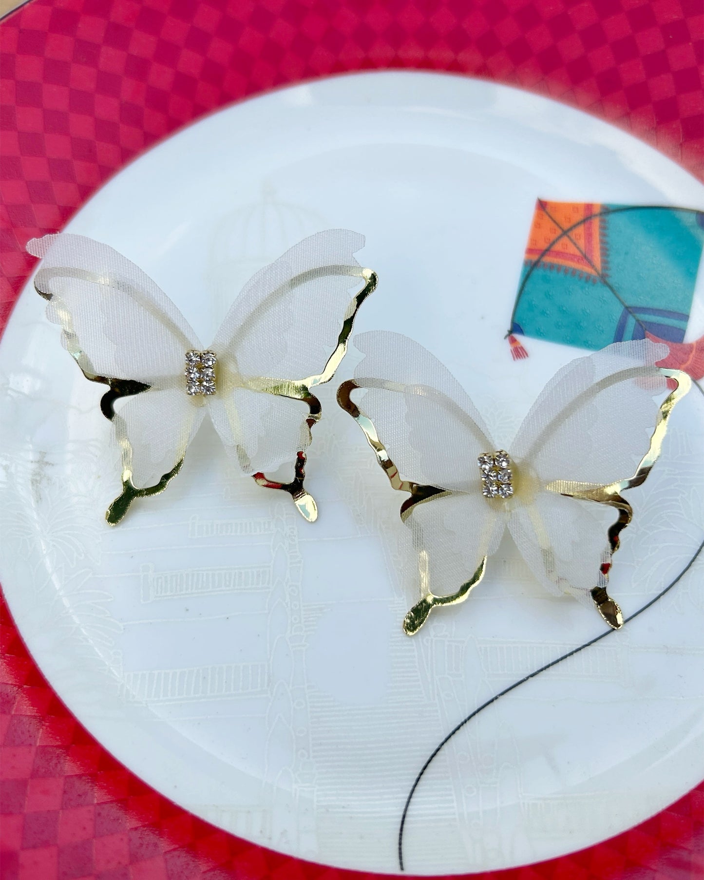 stud earrings butterfly