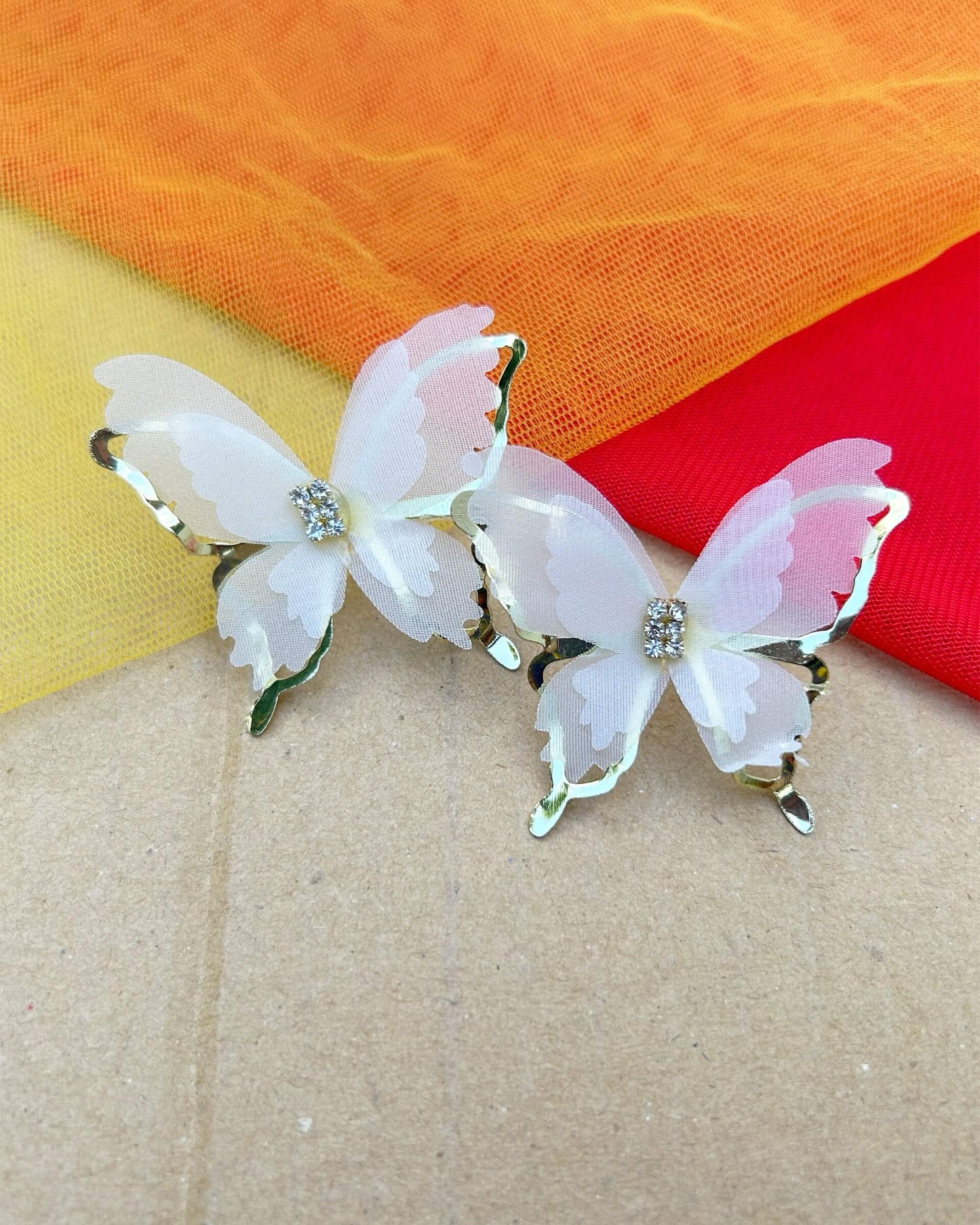 stud earrings butterfly
