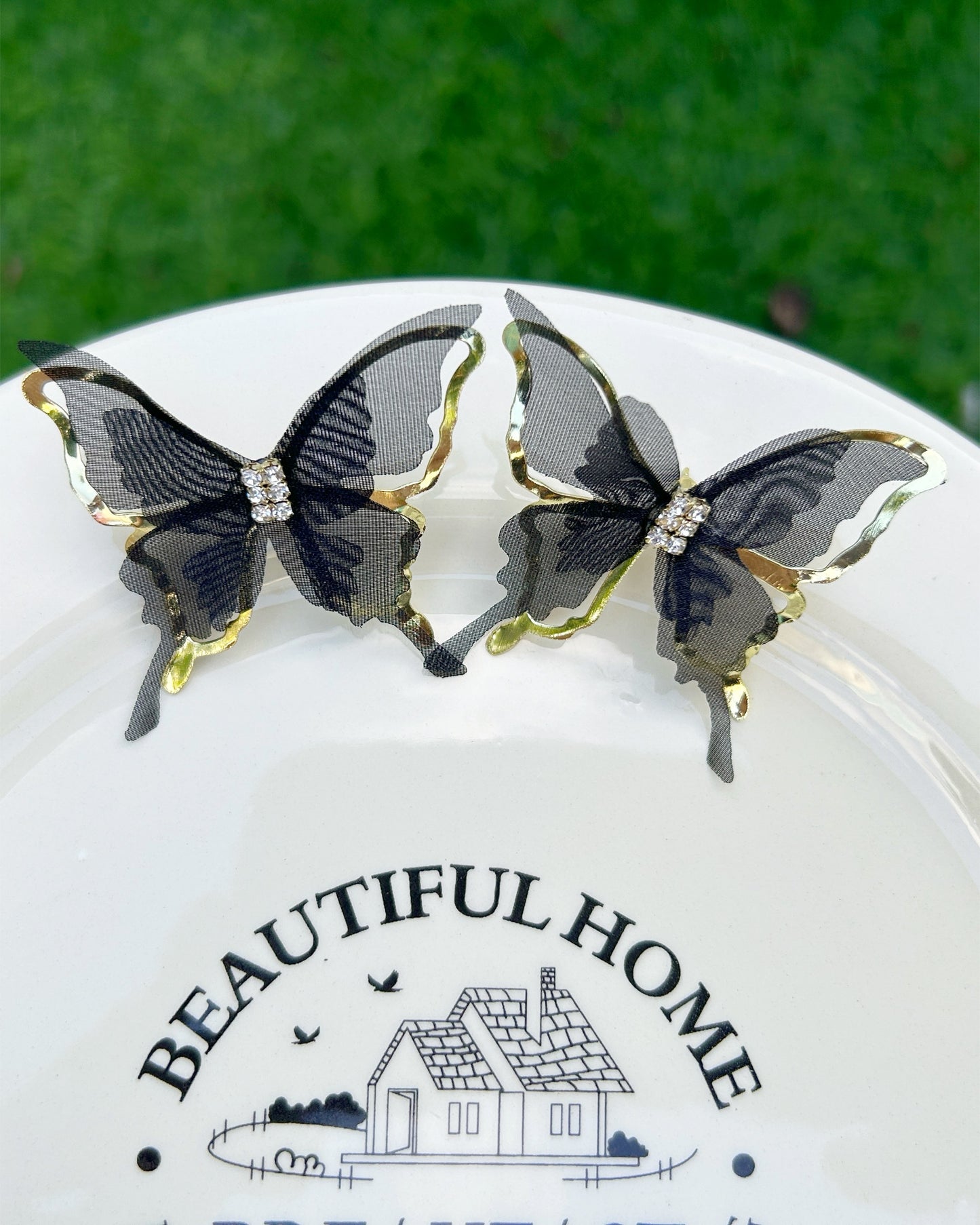 stud earrings butterfly
