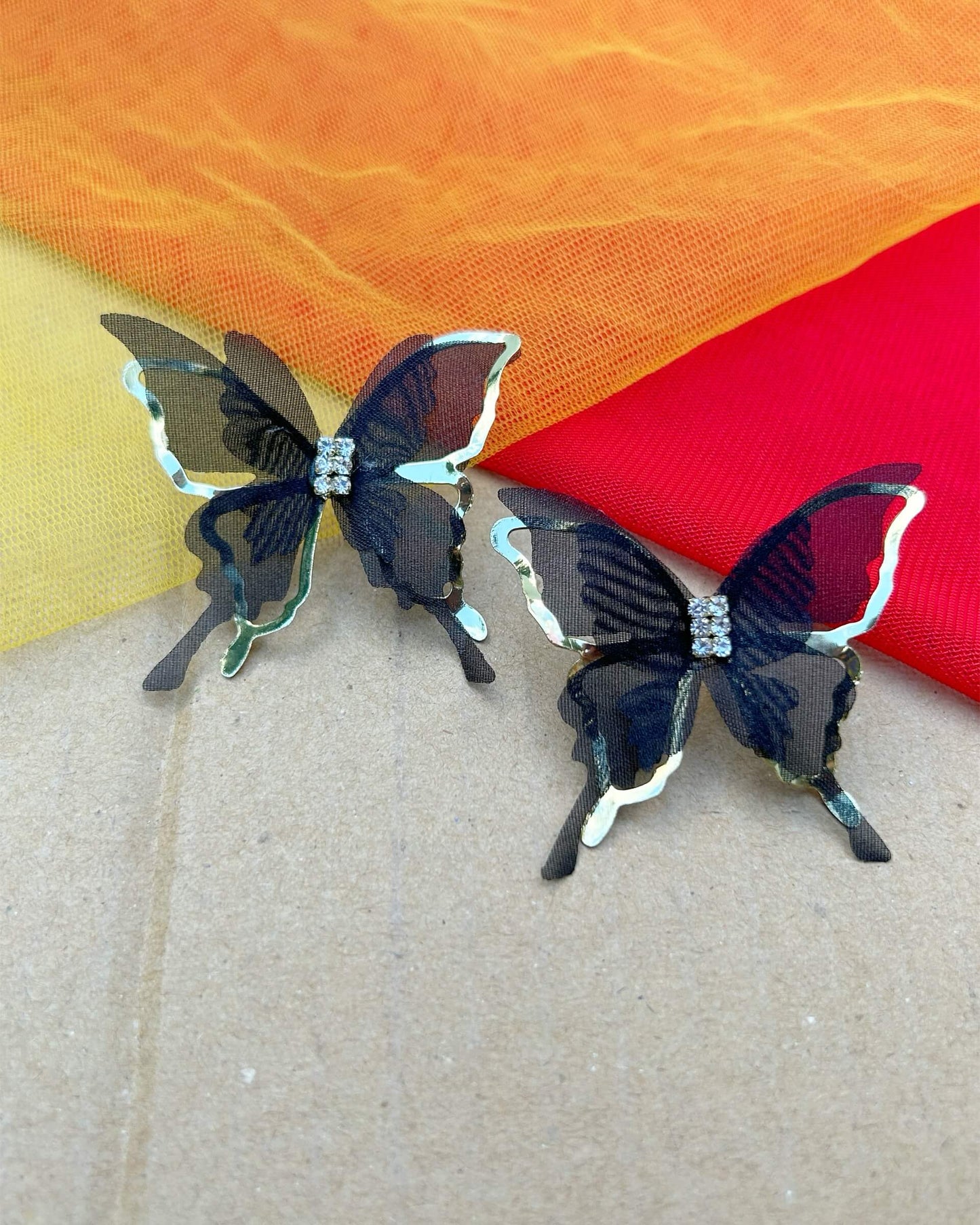 stud earrings butterfly