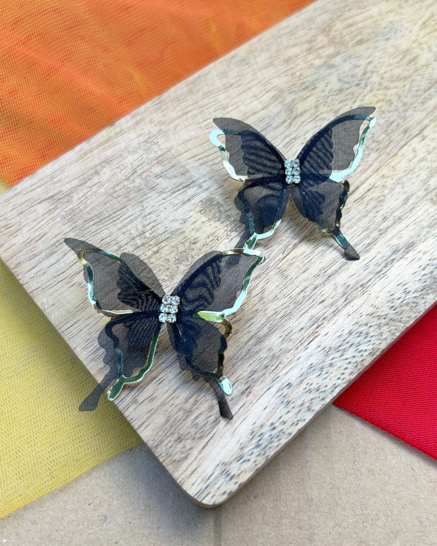 stud earrings butterfly
