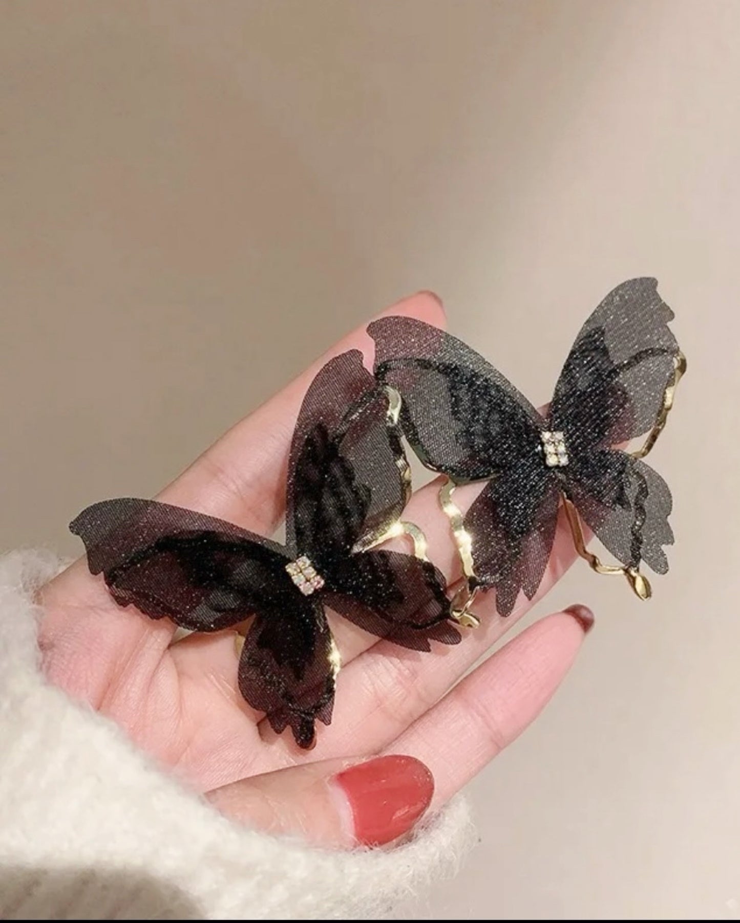 stud earrings butterfly