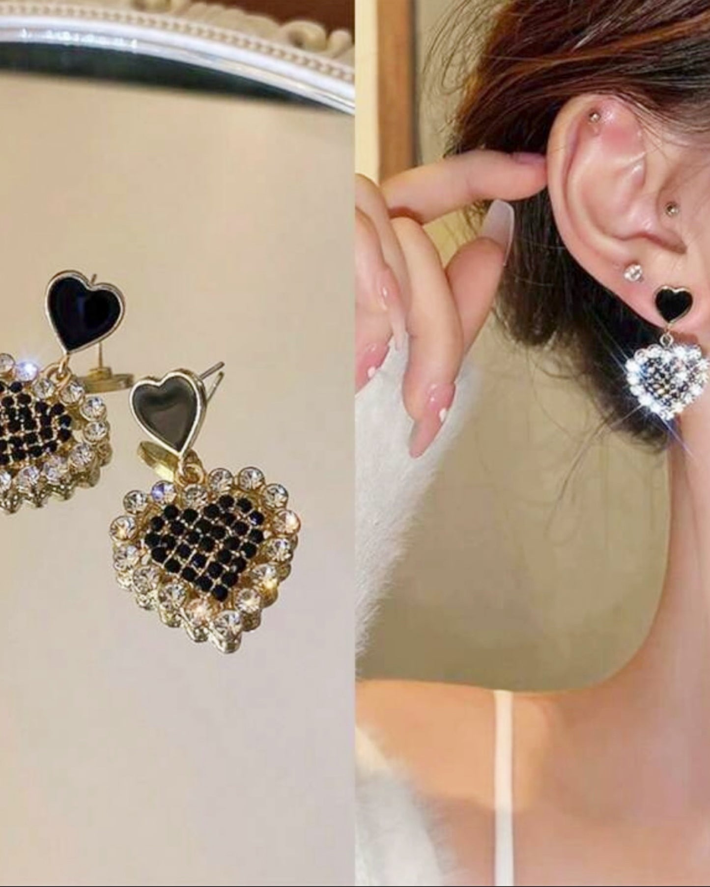 heart earring