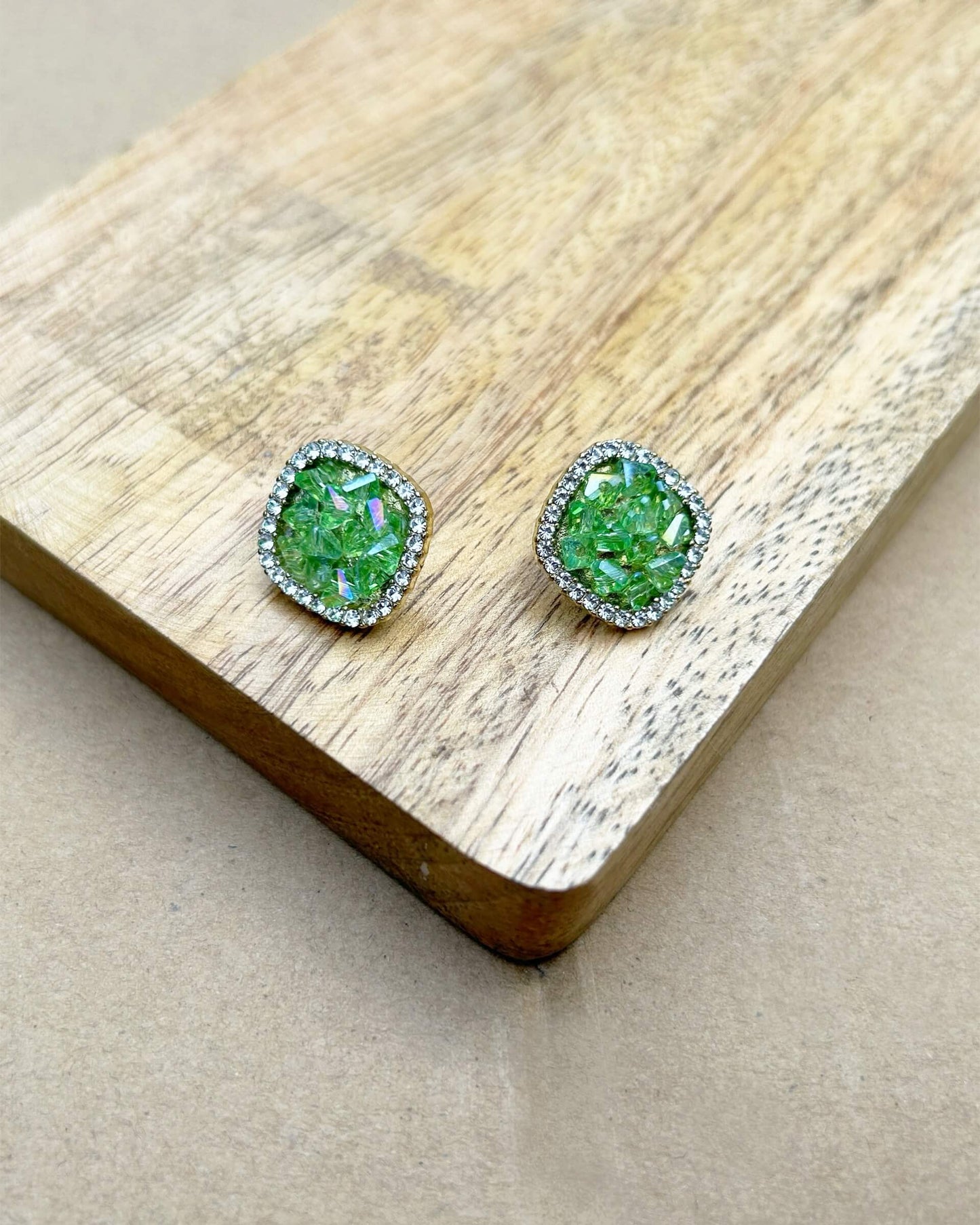 crystallized earrings
