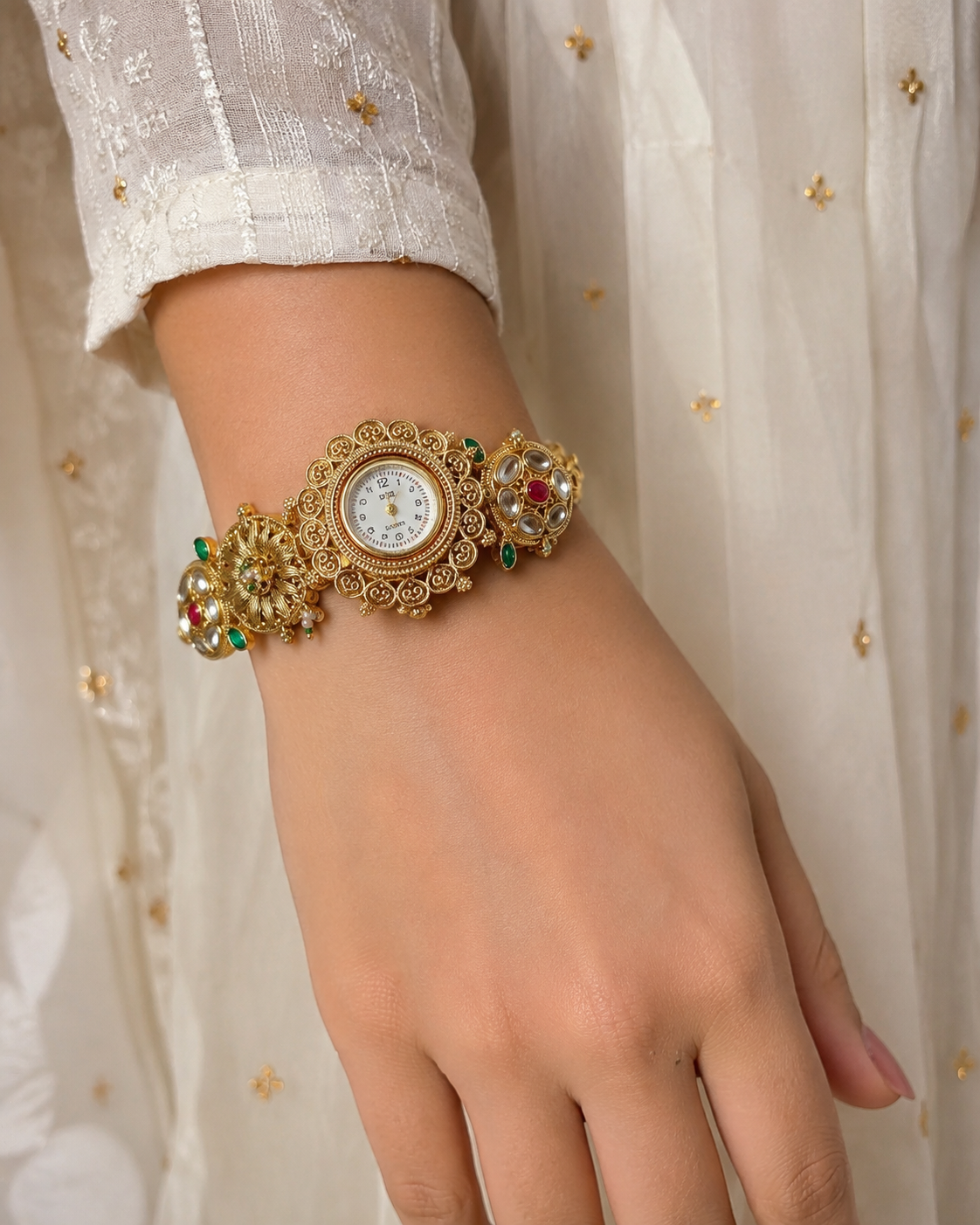 Golden Temple Sunburst Watch