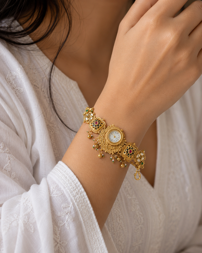 Golden Maharani Medallion Heritage Watch
