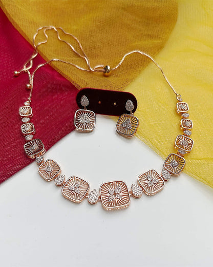 Rose Aura Necklace Set