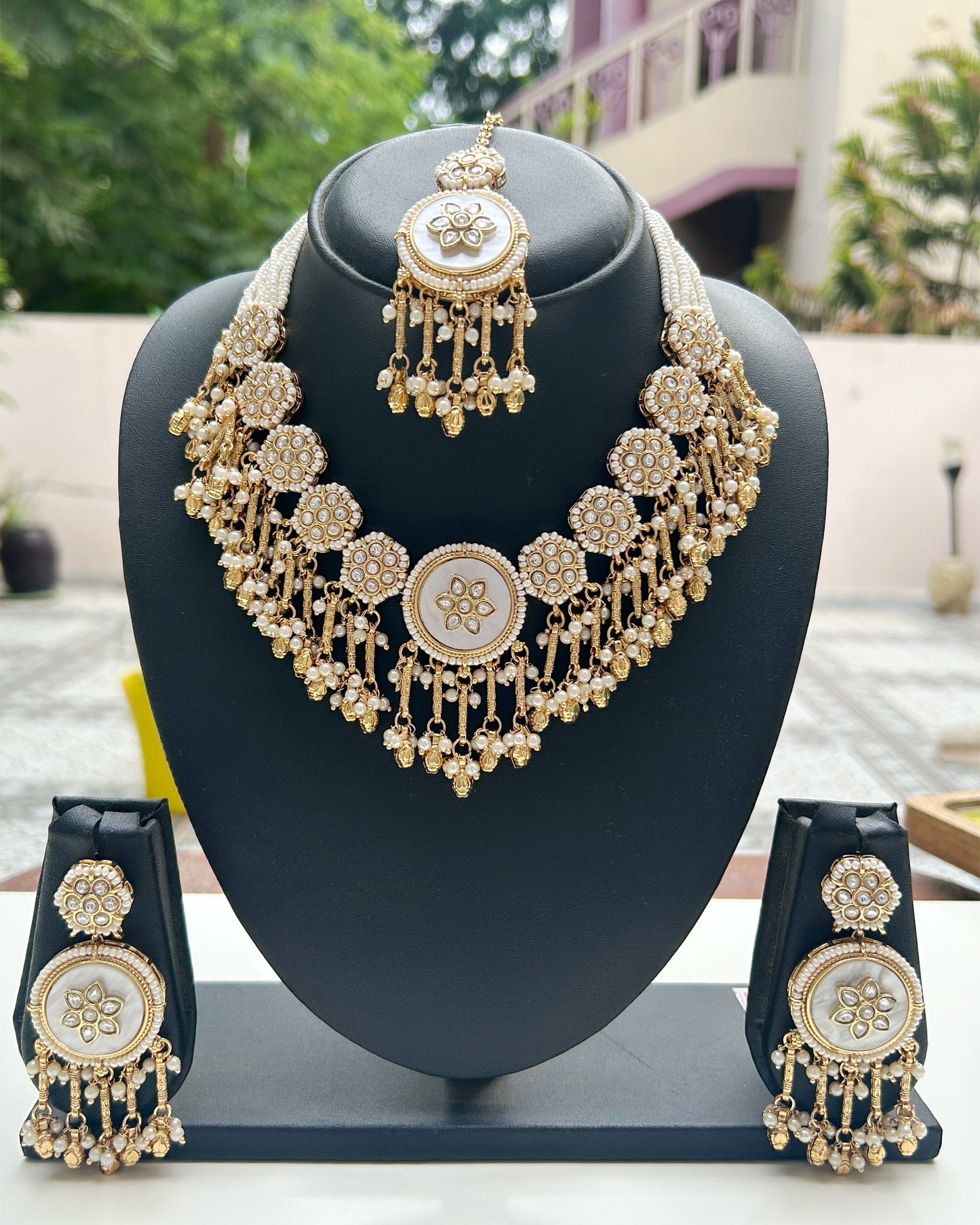 Meher Pearl Necklace Set