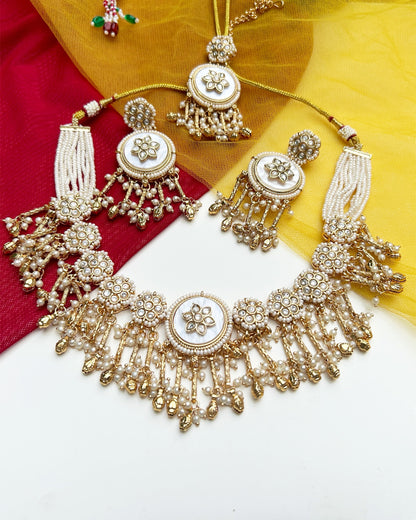 Meher Pearl Necklace Set