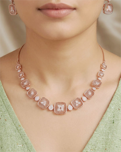 Rose Aura Necklace Set