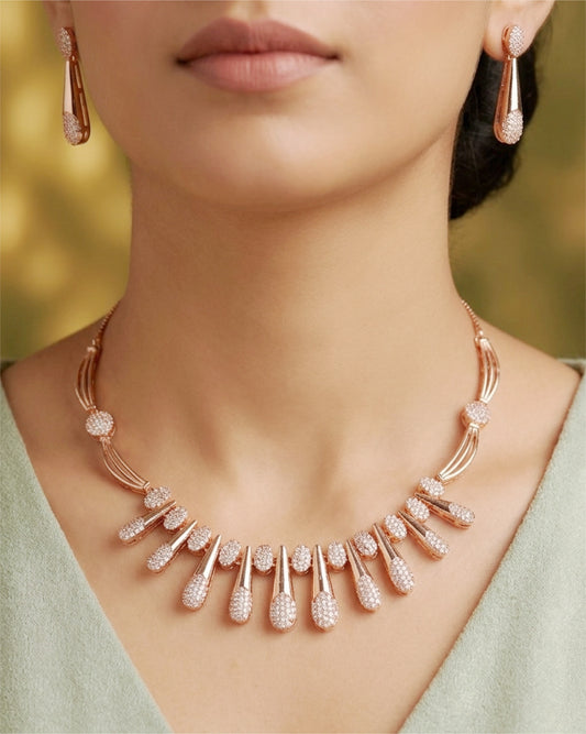 Aurora Drape Necklace Set