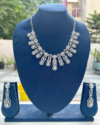 Nooré Marquise AD Necklace Set