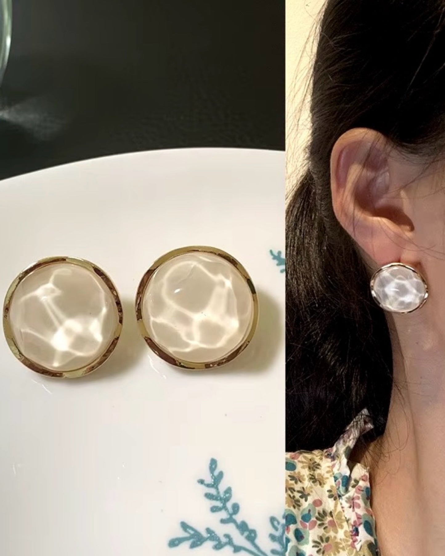round ear rings