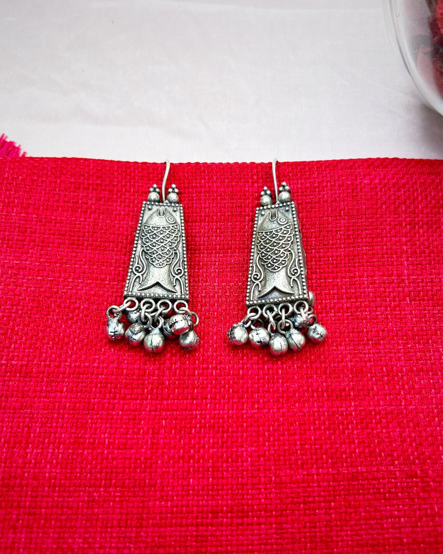 Aarya Fish Embellished Danglers