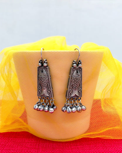 Aarya Fish Embellished Danglers