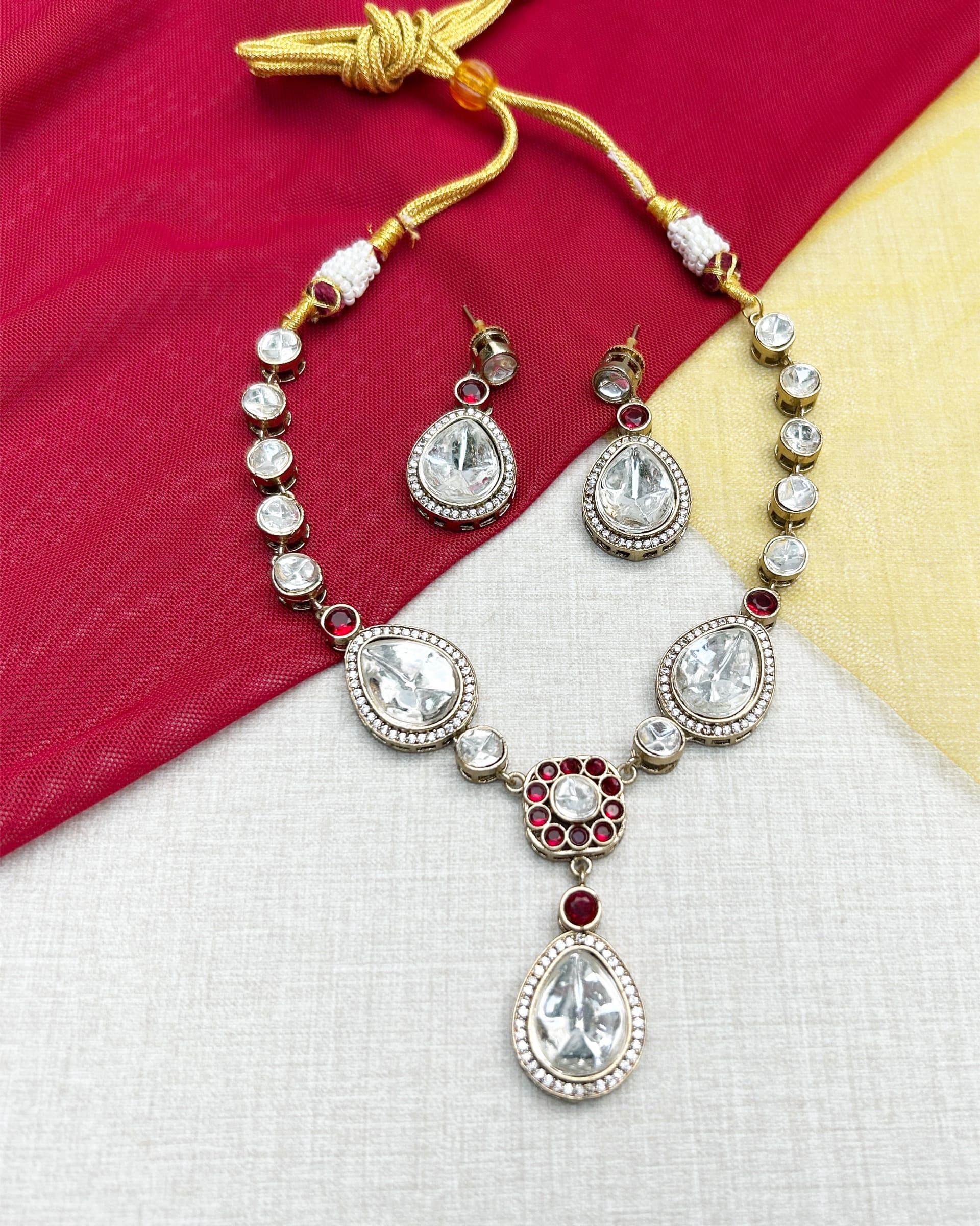 stone necklace set