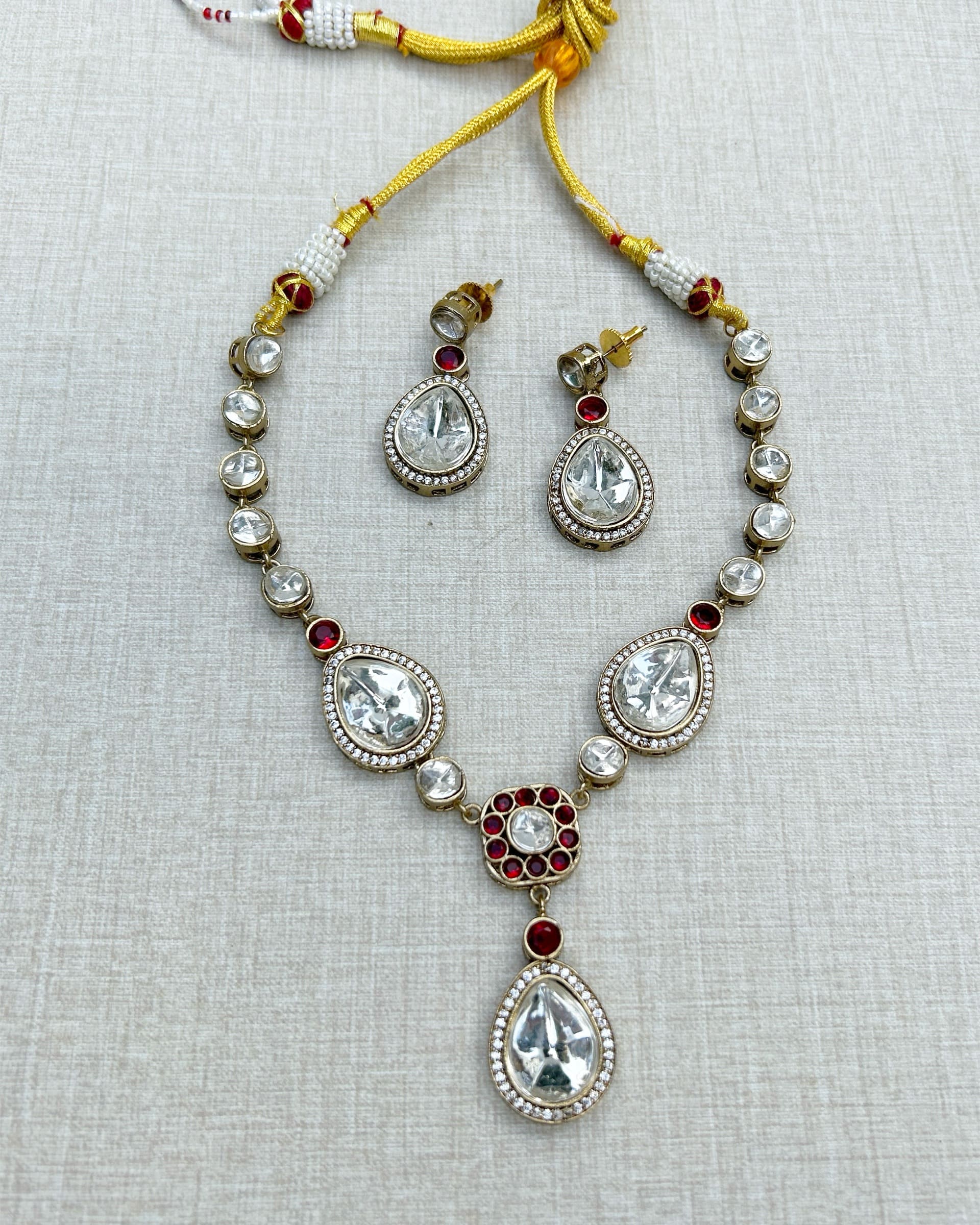 stone necklace set