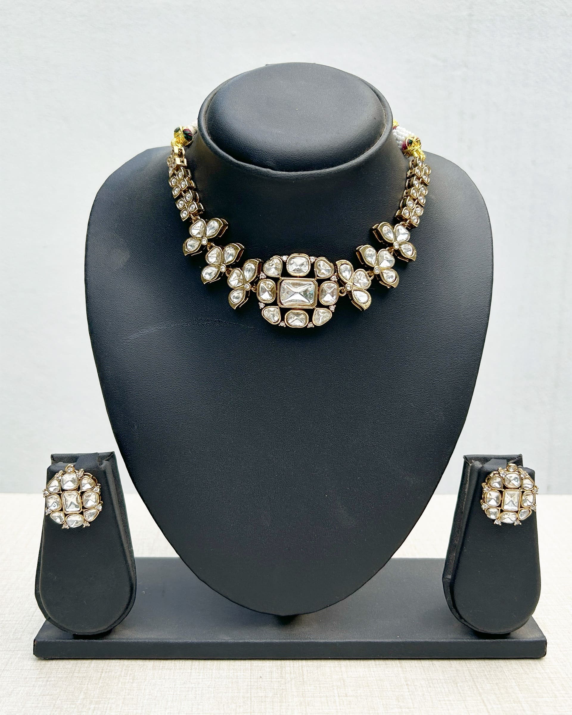 white stone necklace