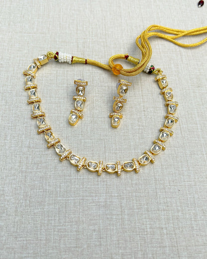 Gold Necklace Set For Women I Velvet Box