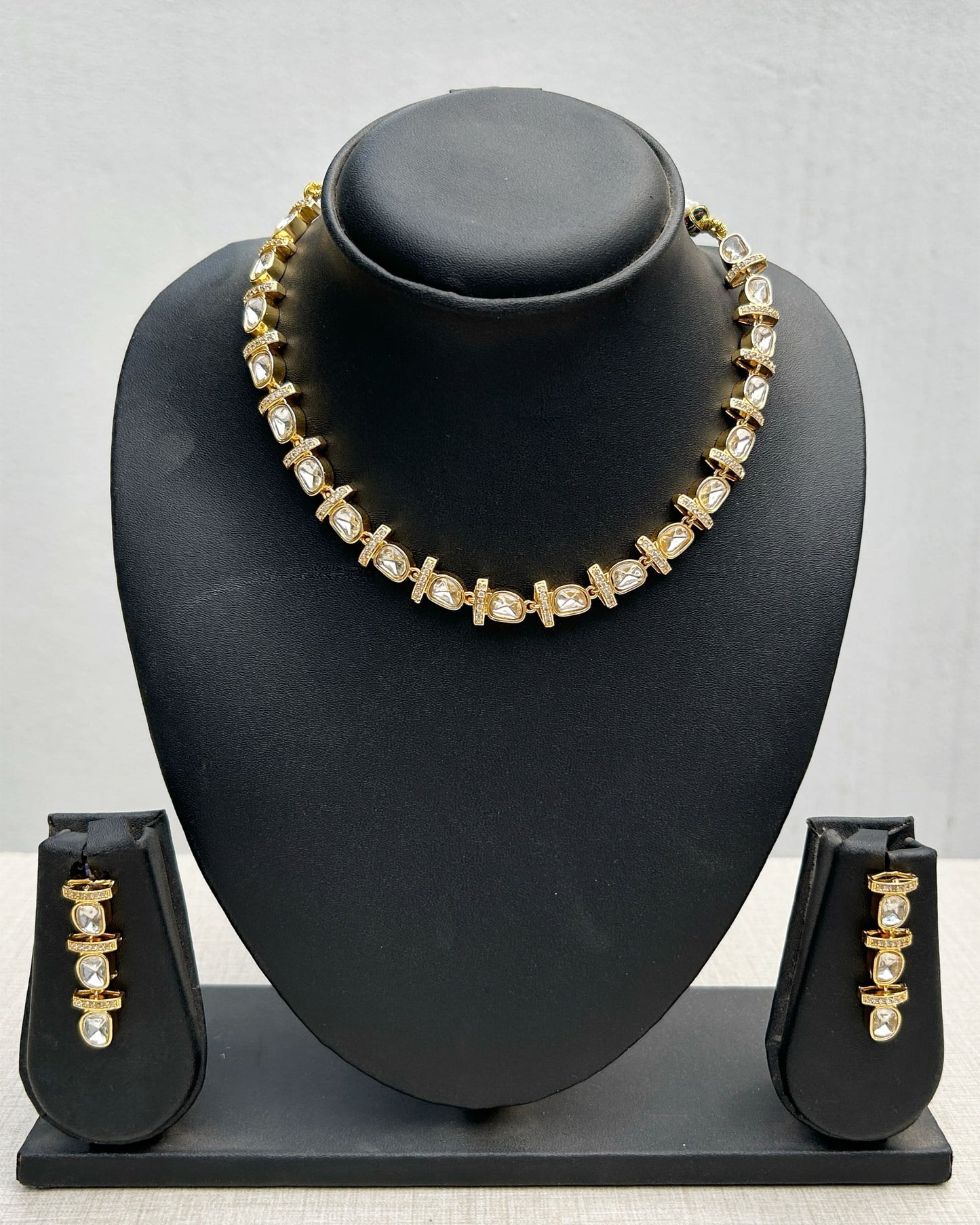 Gold Necklace Set For Women I Velvet Box