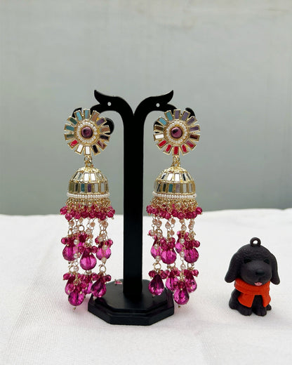 Jhumka Earrings Pearl