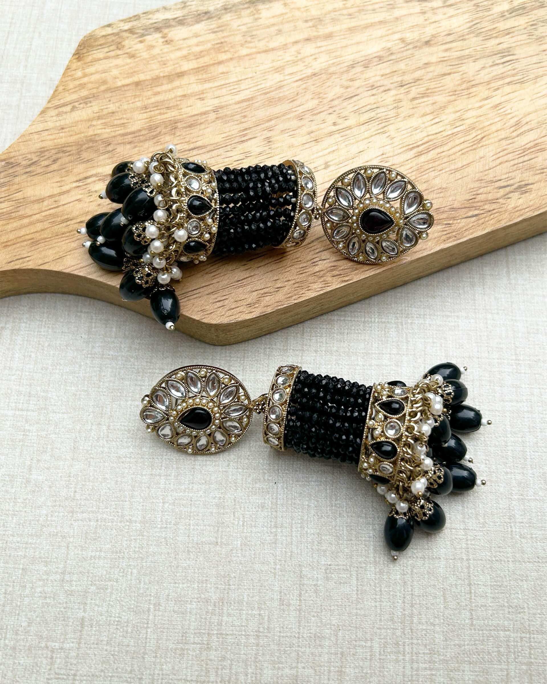 pearl jhumka earrings