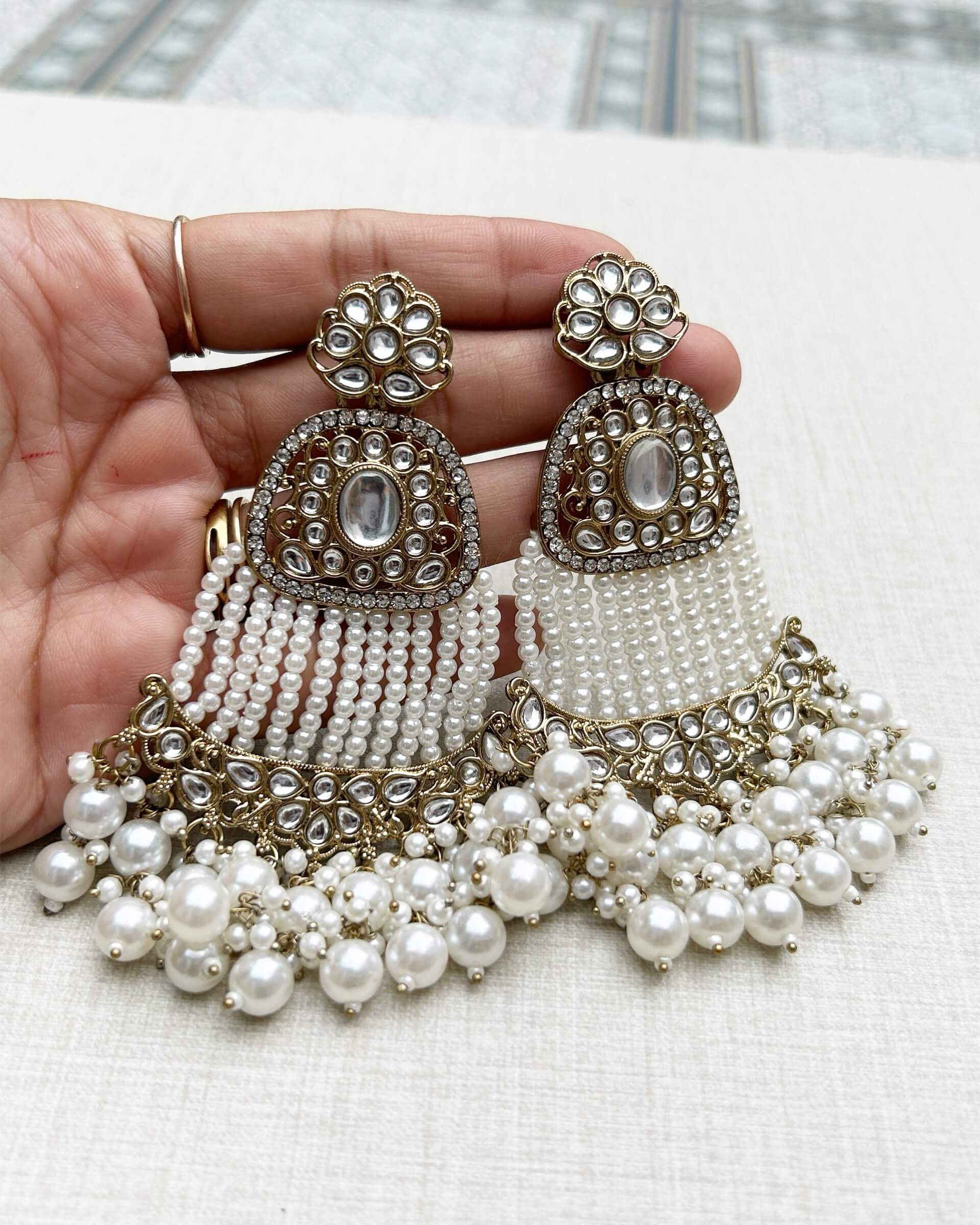 pearl earrings for women